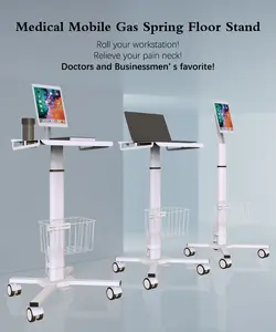 Mobile Stand For Tablet Pc Monitor Nurse Cart Vesa Medical Cart For Hospital Clinic