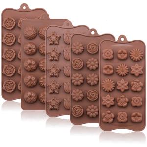 Yapışmaz 3D şekli buz kalıpları kek kalıp silikon çikolata kalıp - Product Image 1