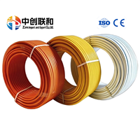 Tuyau de chauffage au sol PEX/PERT de couleur bleu rouge, tube PEX codé par couleur, tuyau d'eau chaude et d'eau froide pour l'installation de chauffage au sol