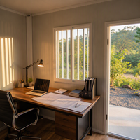 Maison conteneur modulaire à déploiement massif pour Airbnb, unité de location de jardin, livraison rapide, maison d'hôtes Ray-Zen