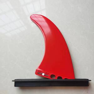 HSYW Aileron de planche de SUP sans vis en nylon rouge de 9 pouces - Product Image 3