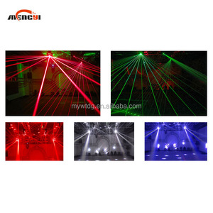 Proyector de luz Led 4 en 1 para discoteca, dispositivo de iluminación con cabezal móvil RGBW de 18x12W, con láser rojo de 100MW de 50MW y luz láser Resen, <span class=keywords><strong>Pioneer</strong></span> <span class=keywords><strong>Dj</strong></span> - Product Image 6