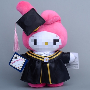 Muñeca de Peluche Graduada Melody Kuromi Kitty, Personaje Famoso de Anime y Dibujos Animados, Juguetes de Peluche para Regalo de Graduación - Product Image 4