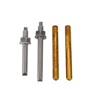 Ancre chimique hexagonale M8 en acier inoxydable, <span class=keywords><strong>goujon</strong></span> chimique à résine, fixation par résine chimique - Product Image 2