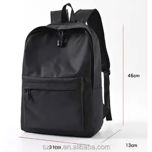 กระเป๋าเป้สะพายหลังสำหรับผู้ชายผู้หญิงความจุมากสีดำกันน้ำโปรโมชั่นกระเป๋านักเรียน