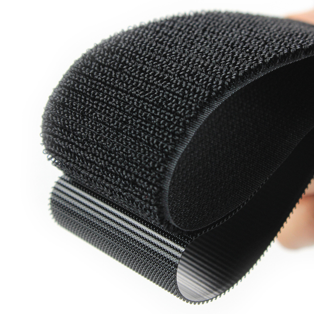 Professional Factory Quality Reusable Stretch Elastic Unnapped Loop and Hook Strap