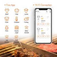Inkbird IBBQ-4T alimentaire sans fil numérique thermomètre de cuisson pour BARBECUE, four grill