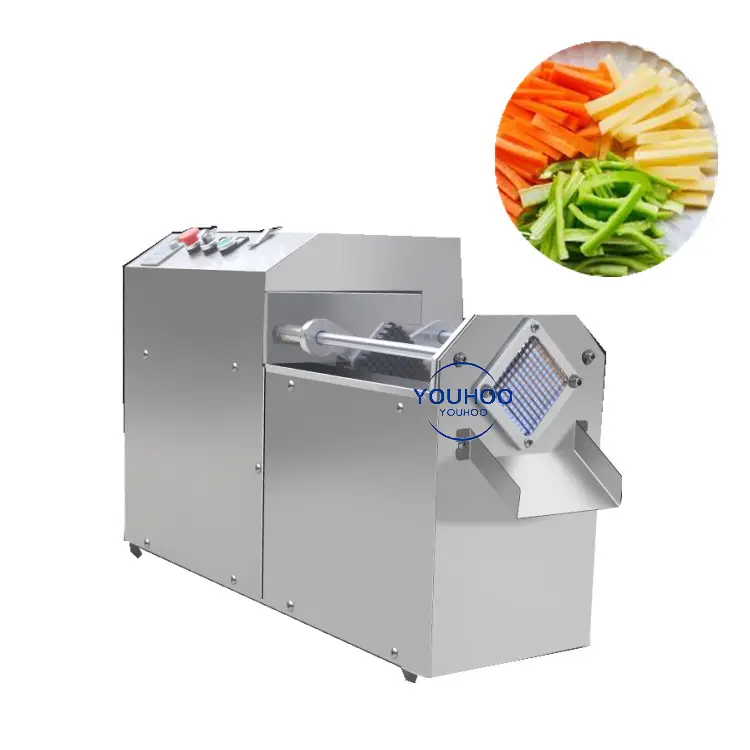 Top Kwaliteit Groente Chips Snijmachine Cutter Wortel Strip Pusher Met Goedkope Prijs