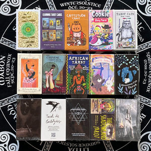 Nuevas cartas de tarot en inglés de 700 estilos 2026 al por mayor, baraja de cartas de oráculo para adivinación en juegos de mesa - Product Image 1