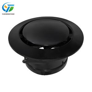 Bán Buôn Hiện Đại Trong Nhà Có Thể Điều Chỉnh Thông Gió Lưới Tản Nhiệt Có Thể Tháo Rời Vòng ABS Nhựa Khuếch Tán Không Khí Trong Màu Đen Cho Hvac Hệ Thống - Product Image 2