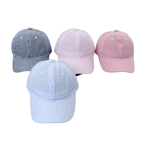 Nouvelle collection été mince et cool seerventouse plage enfants tout-petits infantile bébé à carreaux protection solaire casquette de baseball en plein air chapeau de soleil