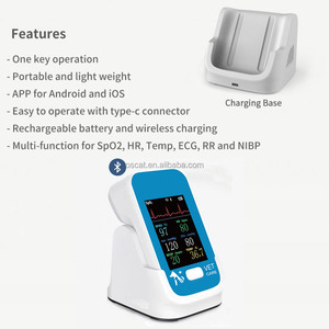 Moniteur vétérinaire sans fil OSCAT, équipement médical pour animaux, moniteur <span class=keywords><strong>de</strong></span> pression artérielle multifonctionnel, oxymètre <span class=keywords><strong>de</strong></span> <span class=keywords><strong>pouls</strong></span> portable pour animaux - Product Image 4