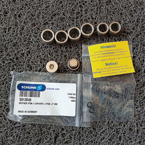 Kit de manchons SCHUNK 5512049 DPG Plus 200, jeu de bagues, pièces de rechange pour préhenseur robotique, acier - Product Image 1