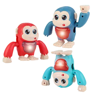 2022 yeni ses kontrolü dans maymun oyuncak müzikli ışık 3 renkler çocuklar için serin elektronik oyuncaklar