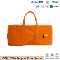 Sac fourre-tout personnalisé de raquette de tennis en cuir PU de grande capacité de qualité supérieure sac de sport de gymnastique sac de transport sac de raquette de tennis