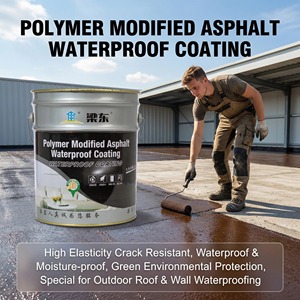Pintura Impermeabilizante de Asfalto Polimérico de Alta Calidad, Líquido, con 5 Años de Garantía, para Techos, Paredes, Pisos, Puentes, Interiores y Exteriores, a Prueba de Fugas - Product Image 2