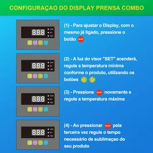 Mecolour Máy Ép Nhiệt Kết Hợp Kỹ Thuật Số 8 Trong 1 Máy Thăng Hoa Đa Năng - Product Image 4