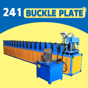 Macchina Completamente Automatica per la Formatura <span class=keywords><strong>di</strong></span> Lamiere a 241 Fibbie con Controllo PLC per la <span class=keywords><strong>Produzione</strong></span> <span class=keywords><strong>di</strong></span> <span class=keywords><strong>Pannelli</strong></span> per Tetti a Giunto Verticale in Nigeria - Product Image 1