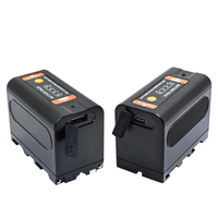 Batterie rechargeable de remplacement PD-30W NP-F780 4400mAh pour appareils photo compatible avec NP-F970/F960/F950/F770/F570/F550/FX3/FX30/A7