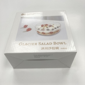 Boîte <span class=keywords><strong>en</strong></span> carton pliante blanche brillante avec rabat supérieur imprimé emballage au détail pour ustensiles de cuisine bols <span class=keywords><strong>en</strong></span> verre - Product Image 5