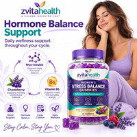 Gummies de suppléments de Cortisol à Marque Blanche, Vente en Gros, Véganes, Sans Sucre, Saveur Baies et Lavande pour Femmes, OEM