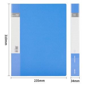 Deli <b>Document</b> Organizer <b>A4</b> <b>Folder</b> 10mm PP Clear Standing Type Office File Storage - Product Image 5