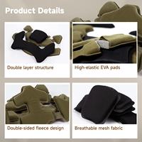Accessoires de casque évacuation de l'humidité Durable antidérapant EVA casque tactique coussinet intérieur coussinets de casque de remplacement