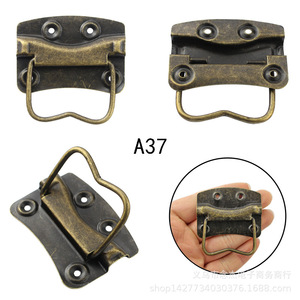 A37 ที่จับกล่องเหล็กแผ่นโลหะ ที่จับพับได้ ทนทาน สำหรับกล่อง สไตล์จีนใหม่ - Product Image 4