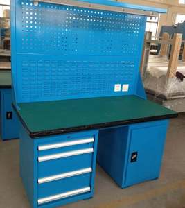 Banco de trabajo industrial de línea de montaje bien vendido Banco de herramientas de servicio pesado con gabinete - Product Image 6