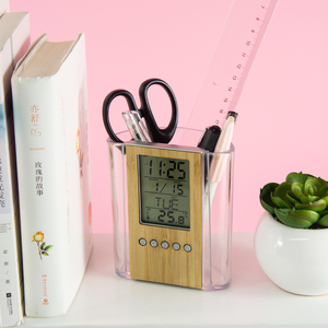 المنزل مكتب المدرسة مكتب رقمي حامل قلم <span class=keywords><strong>LCD</strong></span> ساعة تنبيه مع التقويم - Product Image 5