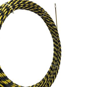 SHUOQI بيع مباشر خط Dia 6 50 m طويل كهربائي أصفر + أسود من مصنع PET سلك بكرة طويلة المدى - Product Image 6