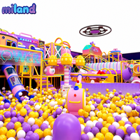 Fabricant de solutions complètes : Équipement de jeux intérieur pour enfants, thème macaron, centre de jeux souple, aire de jeux intérieure à vendre