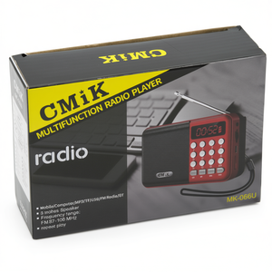 Cmik Portable Radio <b>Player</b> Mk 066u Fm Mp3 <b>Usb</b> Tf Bluetooth Speaker - Product Image 2