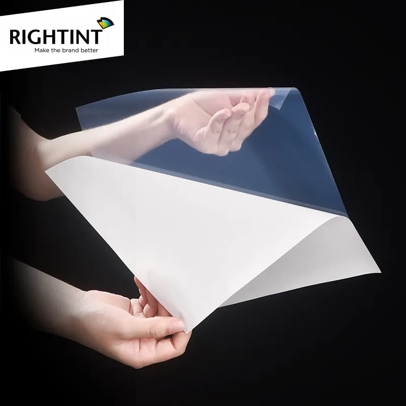 Druckbarer Großhandel A3 A4 Aufkleber Papier blatt selbst klebender glänzender transparenter Vinyl aufkleber für Tinten strahl drucker