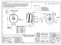 Moteur BLDC BL2725O-005 à haut rendement et faible bruit, couple élevé, pour robot laveur, appareil de nettoyage domestique, robot de nettoyage, etc.