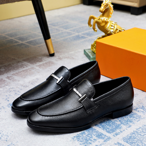 Nouvelles chaussures en cuir à lacets pour hommes de style britannique à la mode en cuir décontracté d'affaires - Product Image 1