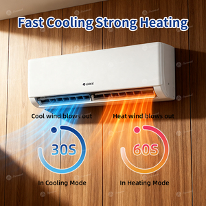 Aire Acondicionado Split de 1HP, 1.5HP, 2HP, Tecnología de Montaje en Pared, Ultra Silencioso, para Uso Doméstico, Climatizador Gree Media DC - Product Image 5
