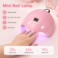 Kit de manucure professionnel Showell rose, perceuse à ongles électrique, lampe à ongles UV LED, ensemble pour salon, maison, bricolage