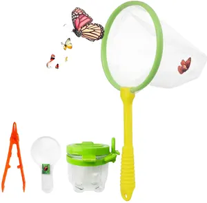 Free Sample STEAM Life Educational Bug Catcher Kit for Kids Includes Butterfly Net with bug Magnifying Glass