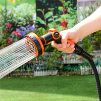 Pistolet d'arrosage de jardin à 6 fonctions, conception brevetée, pour arrosage et nettoyage