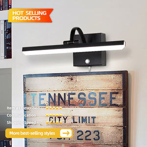 Lámpara de Pared con Carga Inalámbrica 2025, Negra, Ajustable, LED, para Cuadros, con Temporizador, Regulable, 3 Colores de Luz - Product Image 3