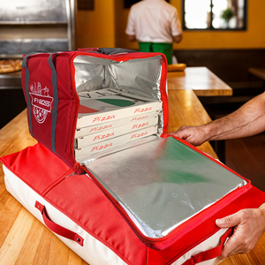 ถุงเก็บความเย็นสำหรับพิซซ่า43L แบบมืออาชีพสำหรับการขนส่งที่ปลอดภัยสำหรับบริการจัดเลี้ยงและจัดส่ง - Product Image 4