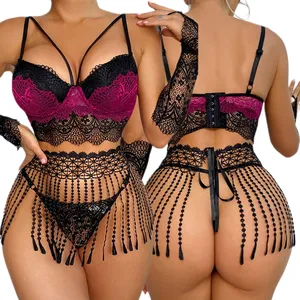 Womens Sexy Underwear japanese mature women sexy lady lingerie sets with cuff