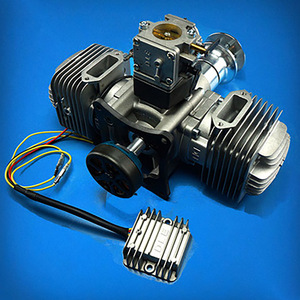 DLE 170Cc Gas Twin Cylinder Two Stroke Engine With Generator System For Rc <b>Drones</b> - Product Image 1