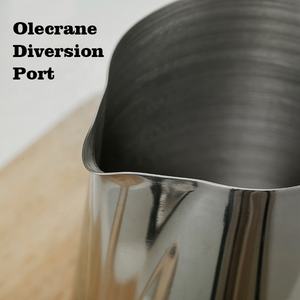 Jarra de Leche de Acero Inoxidable al por Mayor, Jarra Medidora de Café Latte de Gran Capacidad con Escala - Product Image 2