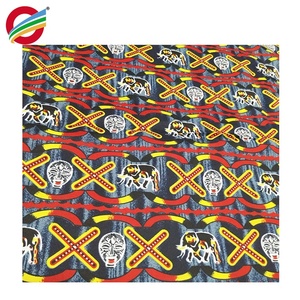 Nouveau <span class=keywords><strong>Pagne</strong></span> en Coton Ankara Tissus Africains Wax Véritable <span class=keywords><strong>6</strong></span> <span class=keywords><strong>Yards</strong></span> - Product Image 5