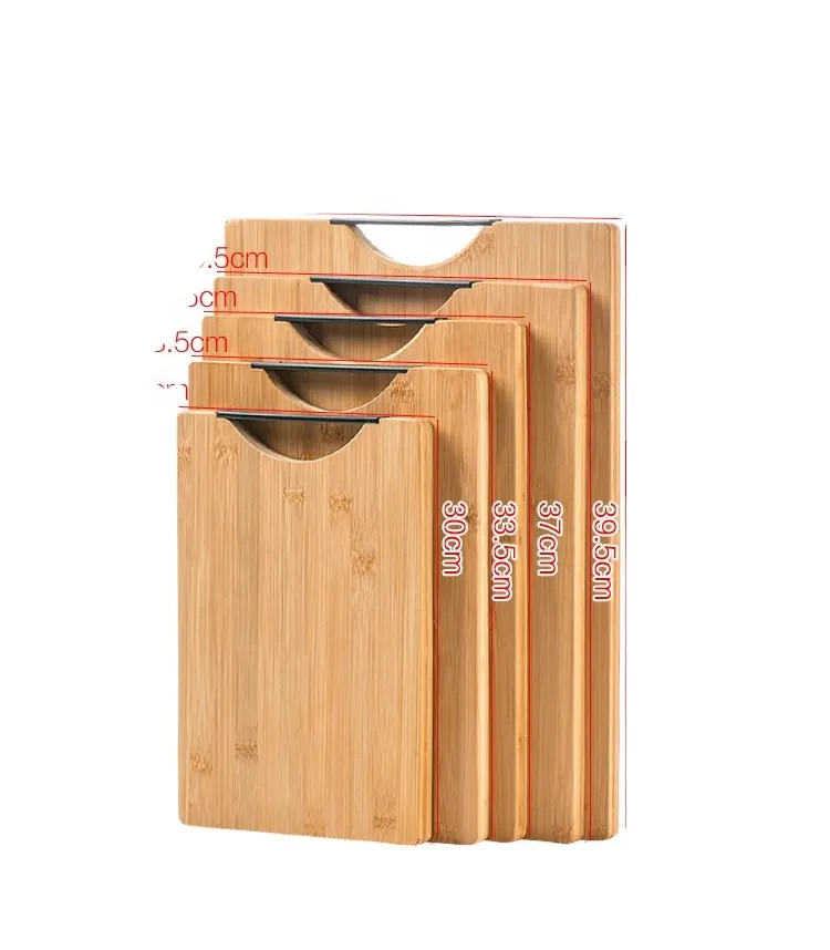 Супер большой деревянный набор разделочной доски, кухонная разделочная доска, Бамбуковая разделочная доска с желобом для сока