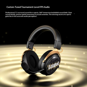 Auriculares Inalámbricos para Juegos LEOBOG <span class=keywords><strong>AX3</strong></span> con Bluetooth, Tri-Modo, Cancelación de Ruido AI, Tarjeta de Sonido C-Media - Product Image 6