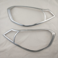 Accessoires de voiture chromés de haute qualité pour Nissan AD VAN 2006, cache-phare en plastique ABS, garniture de phare