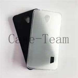 Produsen grosir casing TPU Matte penutup belakang lembut buram casing ponsel silikon untuk Huawei Y635 hitam